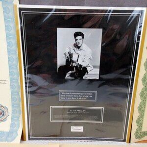 Elvis Presley - Very Rare Authentic Hair lock.